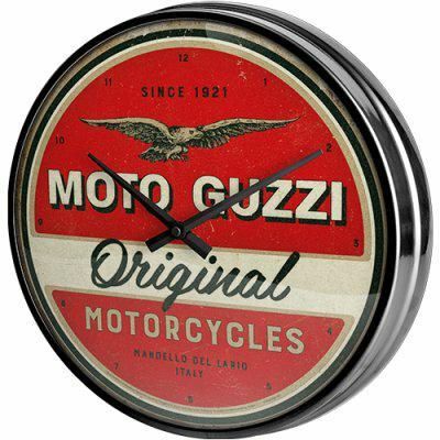 Moto Guzzi Old Retro Logo Zegar Ścienny  Oryginał